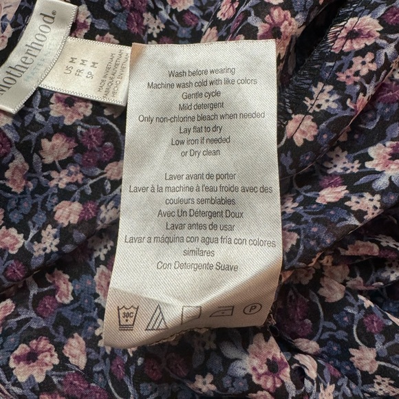 Motherhood Maternity | Floral Tie Back Blouse | Medium - Picture 7 of 7